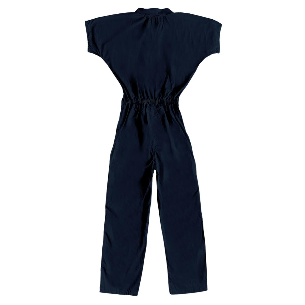 Jumpsuits, Solid Colors, With Pocket, Elastic Waistband